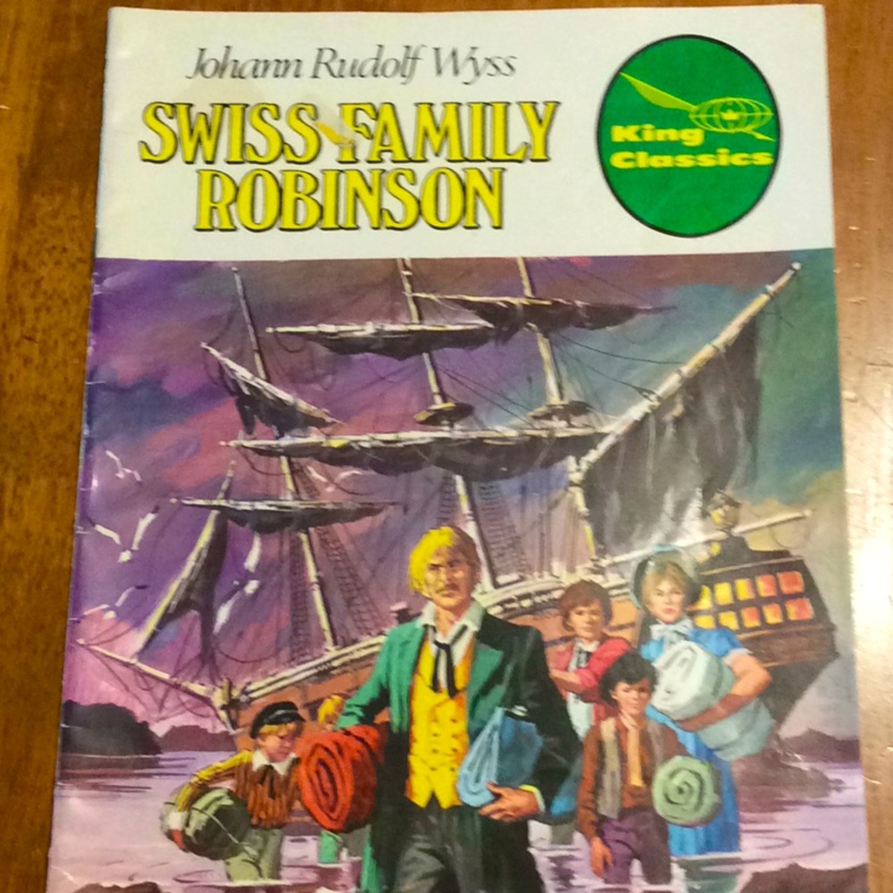 Vtg 1979 #5 The Swiss Family Robinson book.